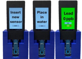 Portable sensor enables community lead detection in tap water