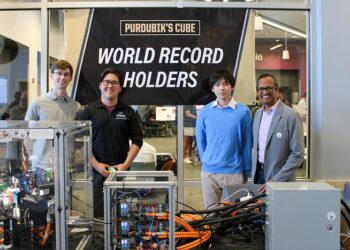 Purdubik’s Cube high-speed robotic system team