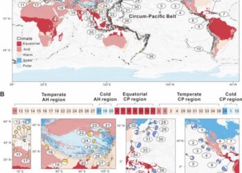 Worldwide distribution of earthquake-triggered landslide events.