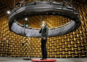 The accoustics lab at Chalmers University of Technology, Sweden