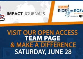Impact Journals Sponsors Open Access Team in 2025 Ride for Roswell