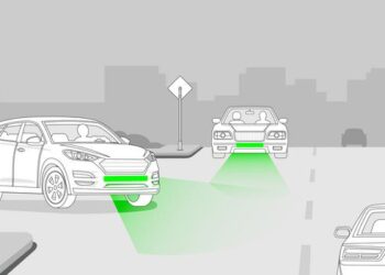 Green brake lights in the front could reduce accidents