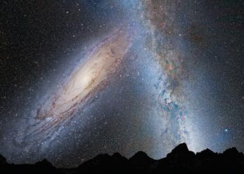 Milky Way and Andromeda galaxy merging in the future