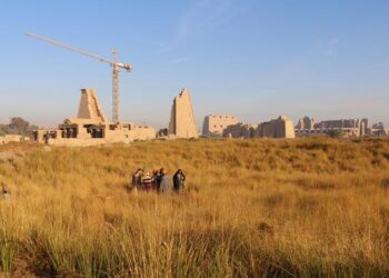 Coring in the 'garden of Amun' Karnak
