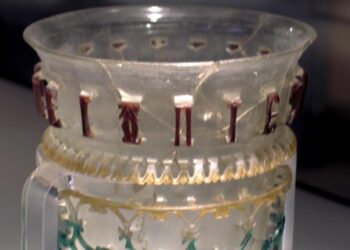 Roman glasswork vessel