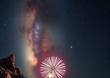 Milky Way Lights Up with Stellar Fireworks After Galactic Collision — Space