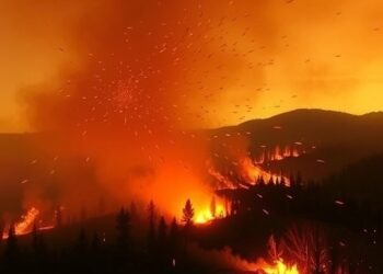 Downwind Deposition of Wildfire Pyrogenic Particles — Earth Science
