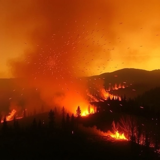 Downwind Deposition of Wildfire Pyrogenic Particles — Earth Science