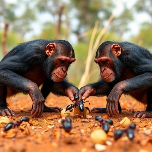Scientists Uncover How Savanna Chimpanzees Hunt and Feed on Army Ants — Biology