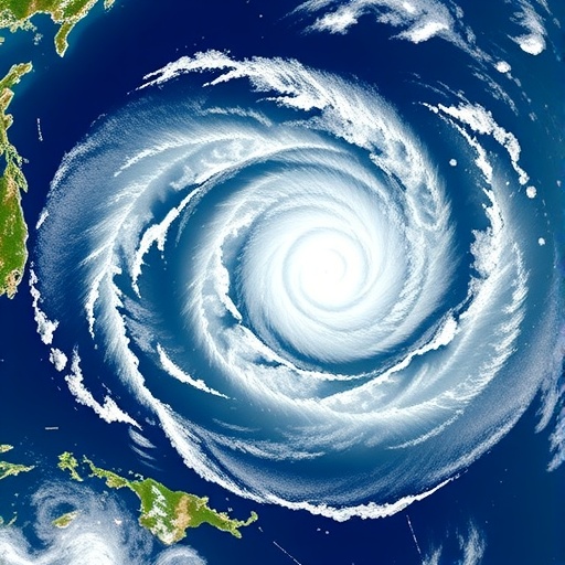 Symmetrical Tropical Cyclone Activity in Western Pacific — Earth Science