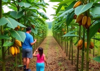 Agroforestry Shapes Flower Visitor Behavior Boosting Cocoa Production