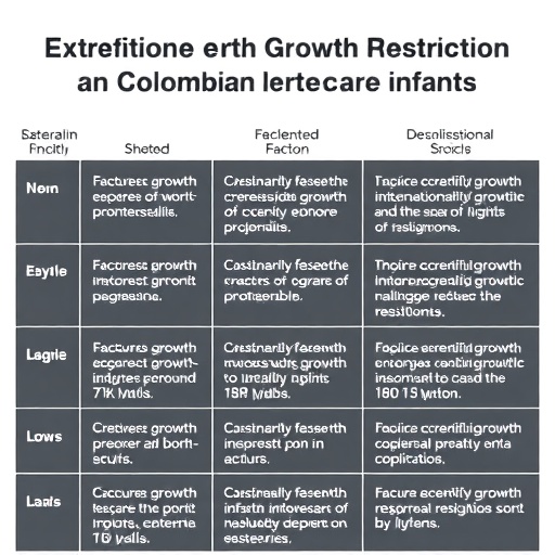 Definitions and Factors of Extrauterine Growth Restriction in Colombian Preterm Infants
