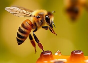 DNA from bees and honey reveals honeybee ecology and interactions over time
