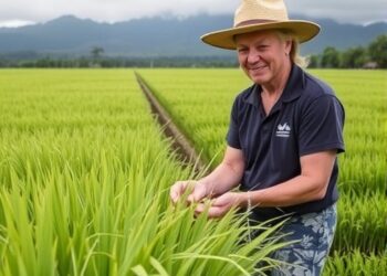 Fast-growing Japanese rice yields quality grains in Hawaii in three months