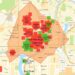 Hidden Patterns of Urban Mixing Uncovered in Five Global Cities
