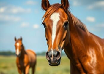 Horses Maintain Calm Faces While Heart Racing When Spotting Predators