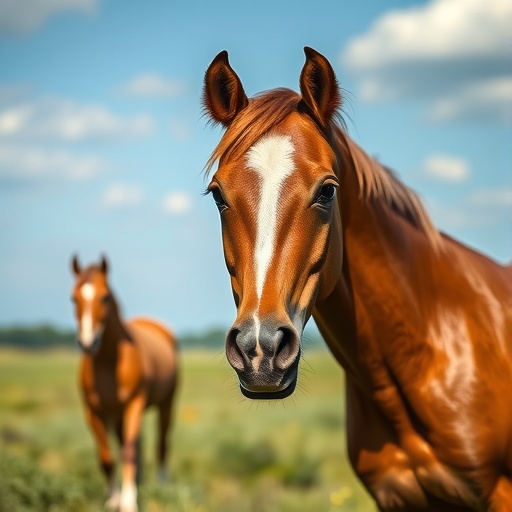 Horses Maintain Calm Faces While Heart Racing When Spotting Predators