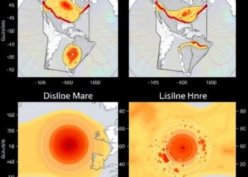 Mainshock Locations Influence Earthquake Size Patterns
