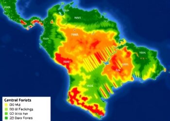 Mapping Deforestation Frontiers Across Central America’s Tropical Moist Forests