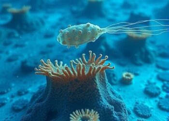 Microorganisms actively shape the ocean floor