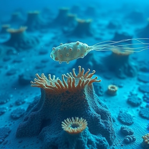 Microorganisms actively shape the ocean floor