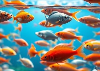 Modeling Fish Breeding Programs Incorporating Social Behavior in Large Groups