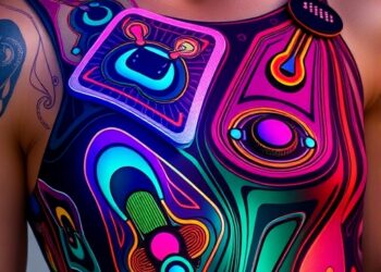Paintable electrodes advance colorful, flexible wearable sensor technology