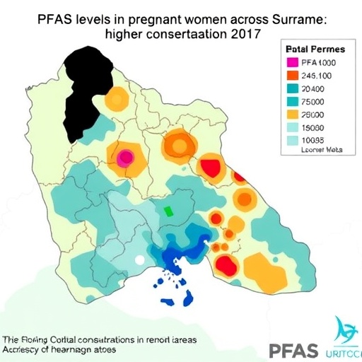 PFAS levels in pregnant women across Suriname: higher concentrations in remote areas