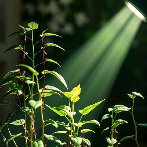 Plants respond instantly to sudden high light conditions