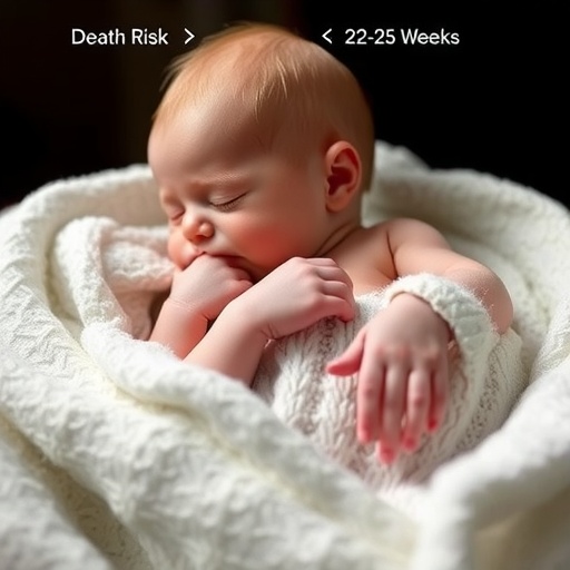 Predicting death risk for newborns at 22–25 weeks