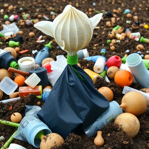 Recycling US food waste cuts climate and nutrient pollution, but risks soil plastic buildup