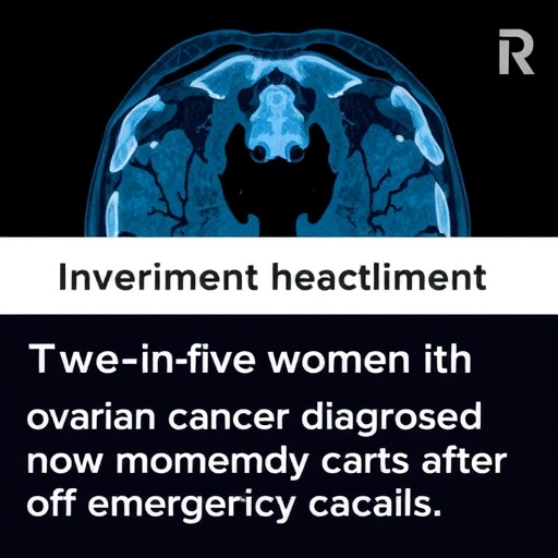 Return exactly one rewritten English science news headline for the original title below. Maximum 12 words. Output plain text only. Do not use HTML, Markdown, quotes, labels, explanations, bullets, numbering, or multiple options. Original title: Two in five women with ovarian cancer diagnosed only after emergency admission