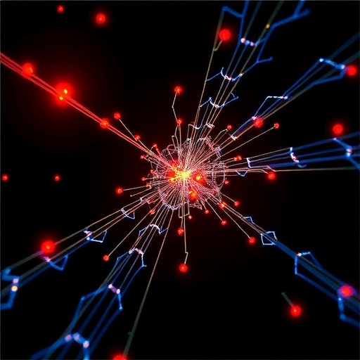 Spontaneous Creation and Optical Control of Woven Domain Patterns in Ferroelectrics