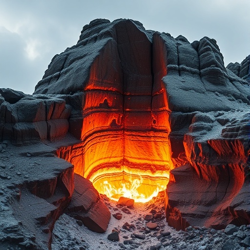 Ultra-high frequency particle impacts mimic rockbursts to shatter hard rock
