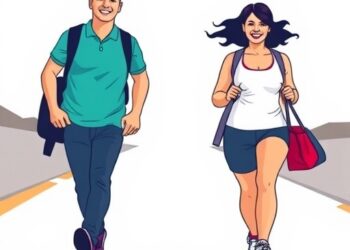 Walking and Healthy Diet Linked to Reduced Central Obesity Over Time