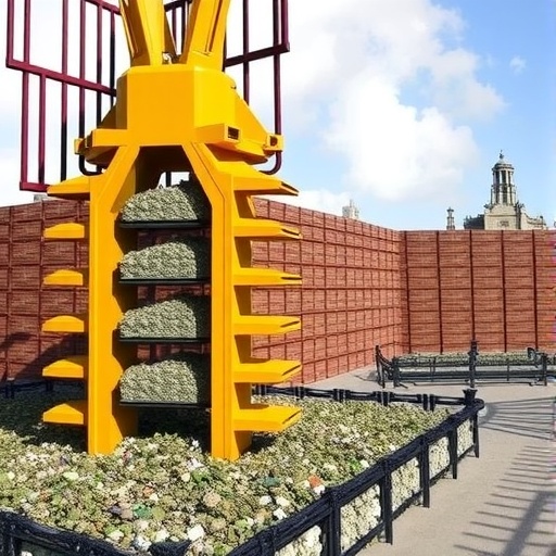 Winged composite piles boost waste containment and uplift resistance