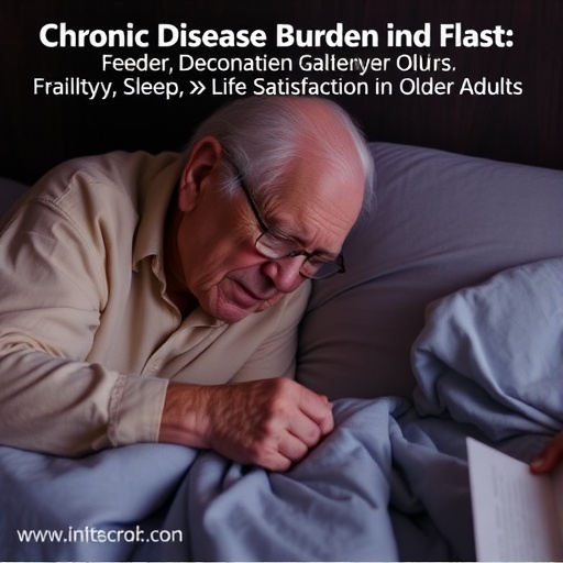 Chronic Disease Burden Links Frailty, Sleep, and Life Satisfaction in Older Adults
