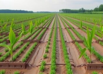 Climate change pushes cropland nitrogen pollution hotspots northward