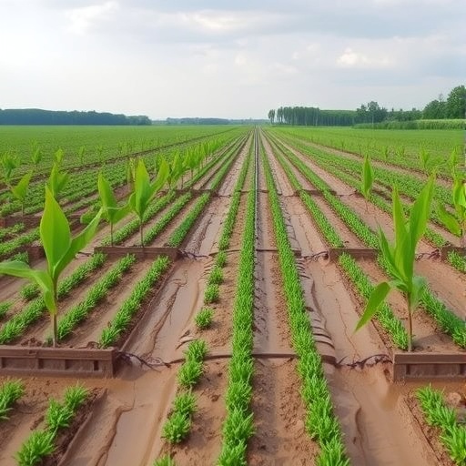 Climate change pushes cropland nitrogen pollution hotspots northward