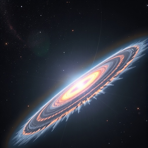 Cosmic gas stream may have tilted young planetary system in Orion
