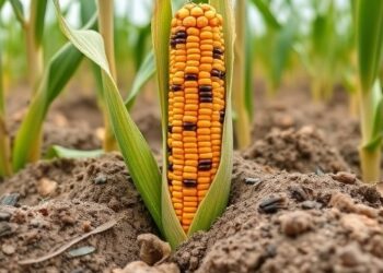 Deeper crop-residue burial may protect maize from ear rot and mycotoxins