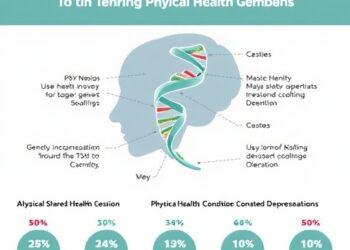 How Shared Genetics Link Major Depression to Physical Health Conditions