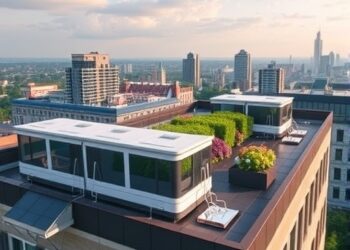 Hybrid rooftop system provides electricity, heating and cooling