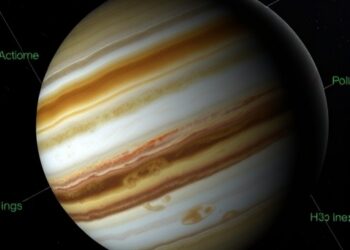 Jupiter’s Polar Regions Release H₃⁺ Ions Into Space
