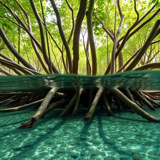 Mangrove Surface-Water Carbon Exchange Responds to Global Warming