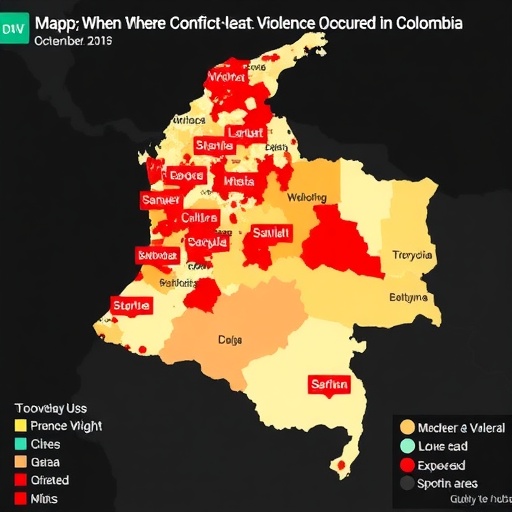 Mapping When and Where Conflict-Related Sexual Violence Occurred in Colombia