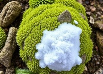 Moss biocrusts preserve snowpack and soil health in cold deserts
