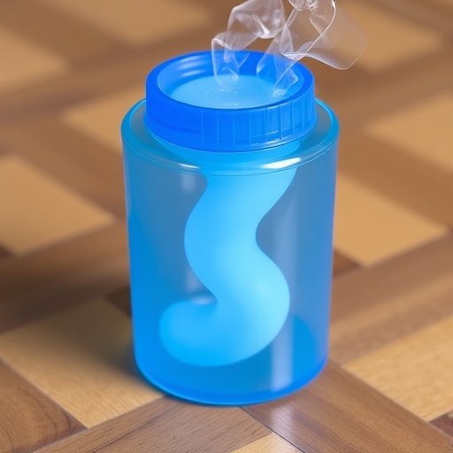 New plastic vaporizes when heated, then reforms upon cooling