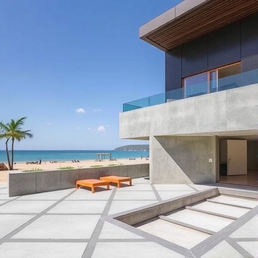 Recycled Foam and Seawater Enable Lightweight Concrete with Thermal and Acoustic Benefits