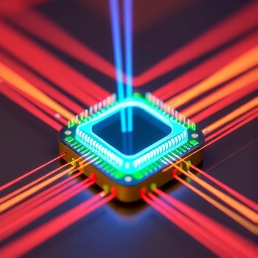 Researchers combine two materials on one photonic chip to generate new frequencies